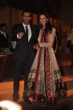 Arjun Rampal, Mehr Rampal at the Honey Bhagnani wedding reception on 28th Feb 2012 (37).JPG